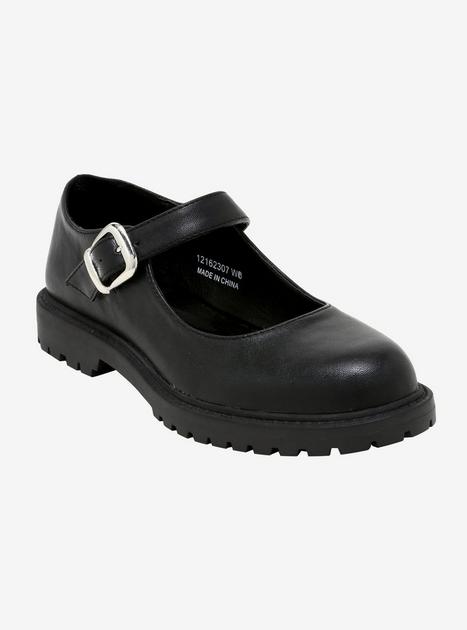 Faux Leather Mary Janes | Hot Topic