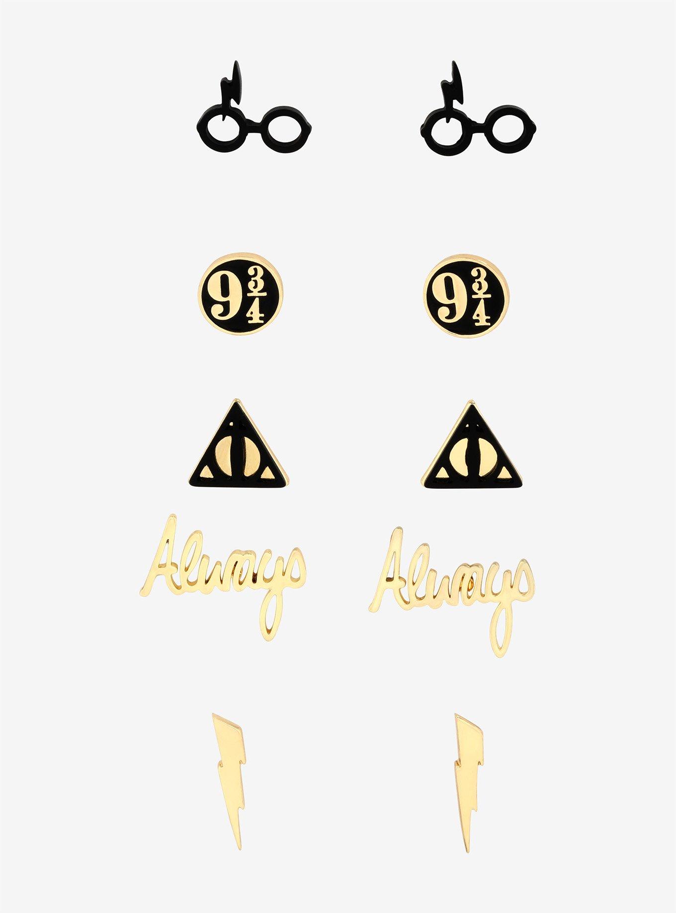 Harry Potter Icon Earring Set, , hi-res