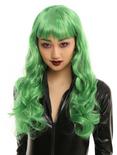 Green Long Hair Wig, , hi-res