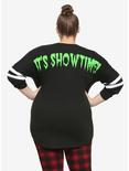 Beetlejuice It's Showtime Girls Athletic Jersey Plus Size, GREEN, hi-res