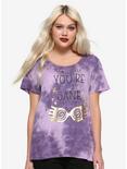 Harry Potter Luna Lovegood Tie-Dye Girls T-Shirt, PURPLE, hi-res