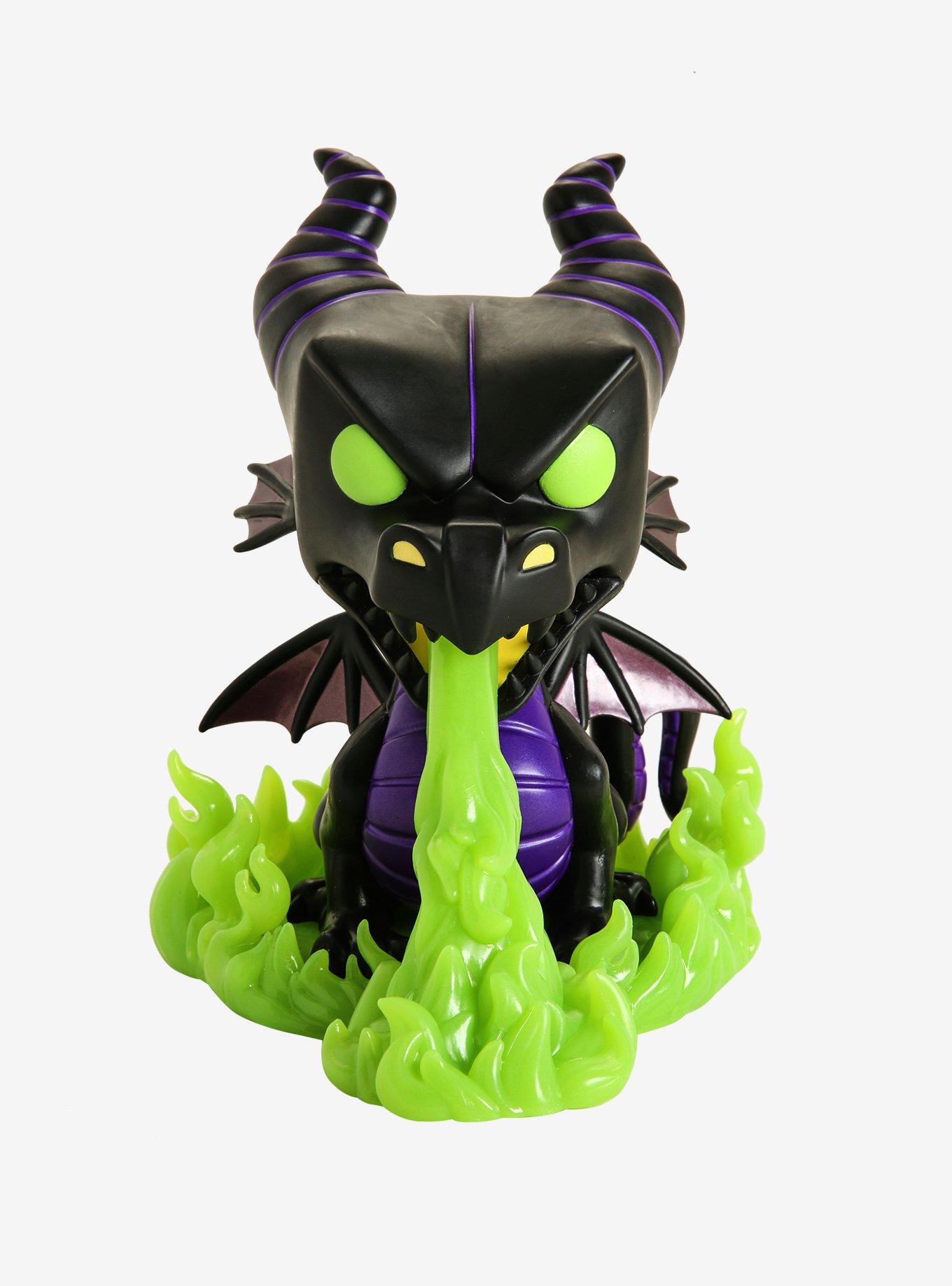 Loungefly Maleficent Dragon with Glow in the Dark Flames Mini