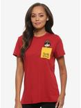 Harry Potter Neville & Trevor Women's Pocket T-Shirt - BoxLunch Exclusive, RED, hi-res