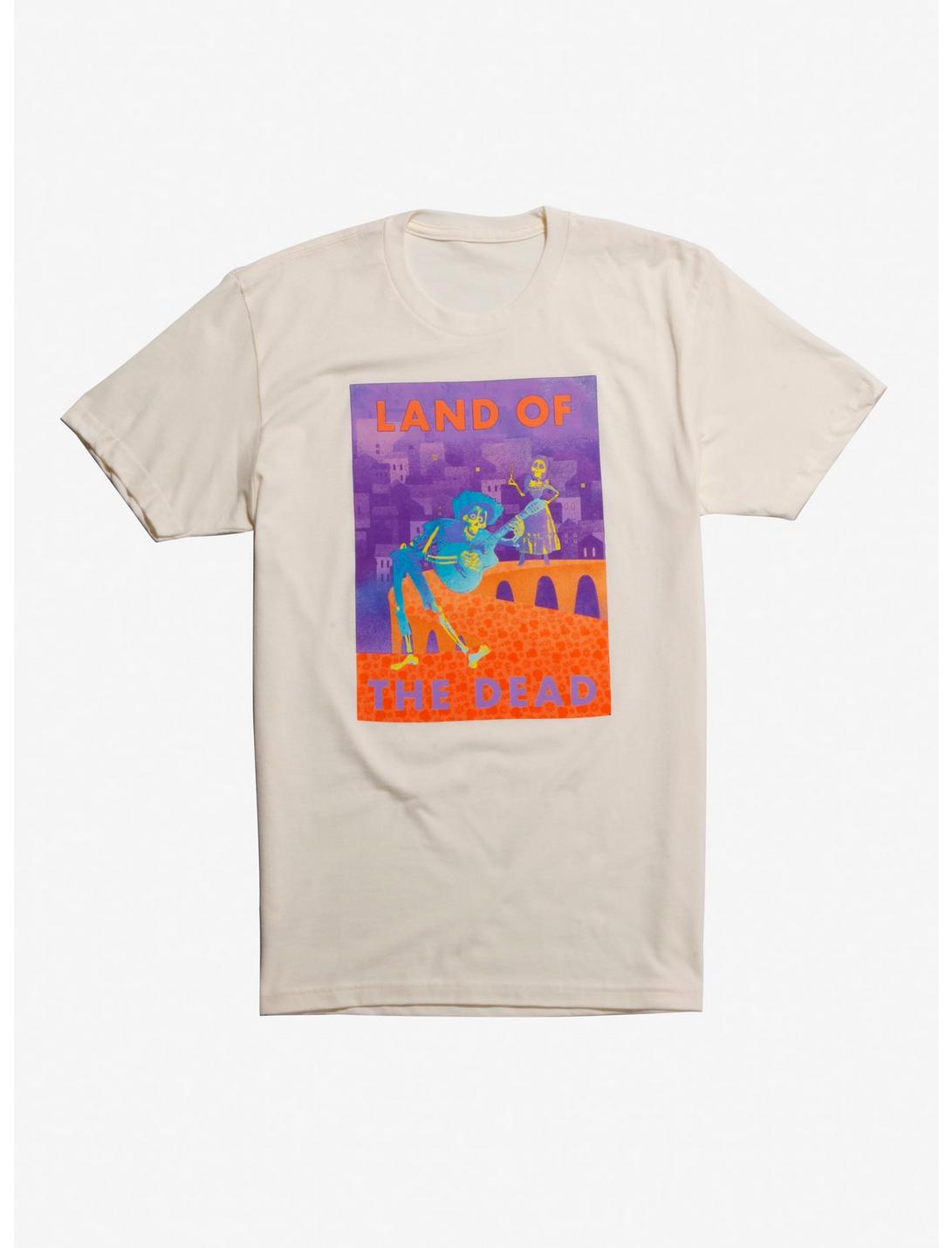 Disney Pixar Coco Land of the Dead Women's T-Shirt - BoxLunch Exclusive, NATURAL, hi-res
