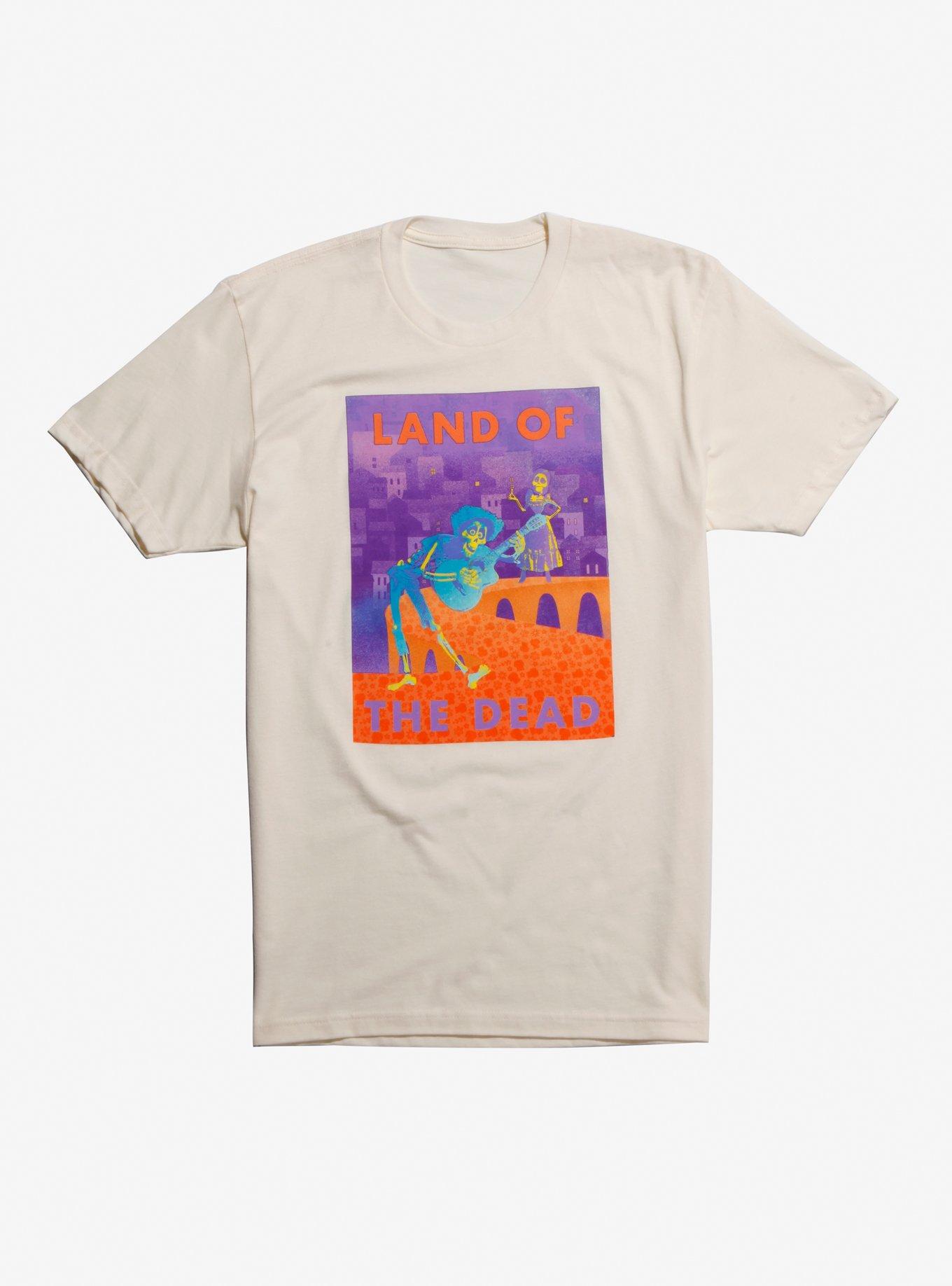 Disney Pixar Coco Land of the Dead Women's T-Shirt - BoxLunch Exclusive, NATURAL, hi-res