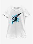 Jurassic Park Flying Bird Youth Girls T-Shirt, WHITE, hi-res