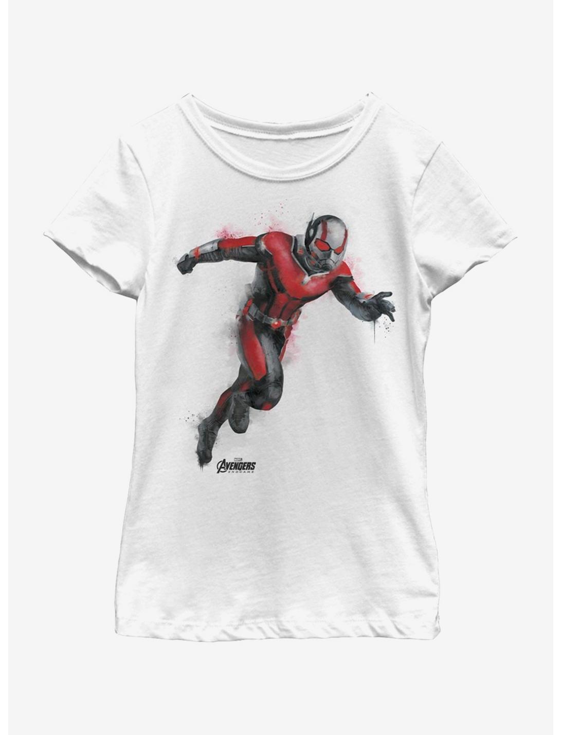 Marvel Avengers: Endgame Ant Paint Youth Girls T-Shirt, WHITE, hi-res