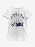 Star Wars Force Family Youth Girls T-Shirt, WHITE, hi-res