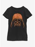 Star Wars Orange Vader Drip Youth Girls T-Shirt, BLACK, hi-res