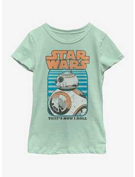 Star Wars The Force Awakens BB8 Youth Girls T-Shirt, , hi-res