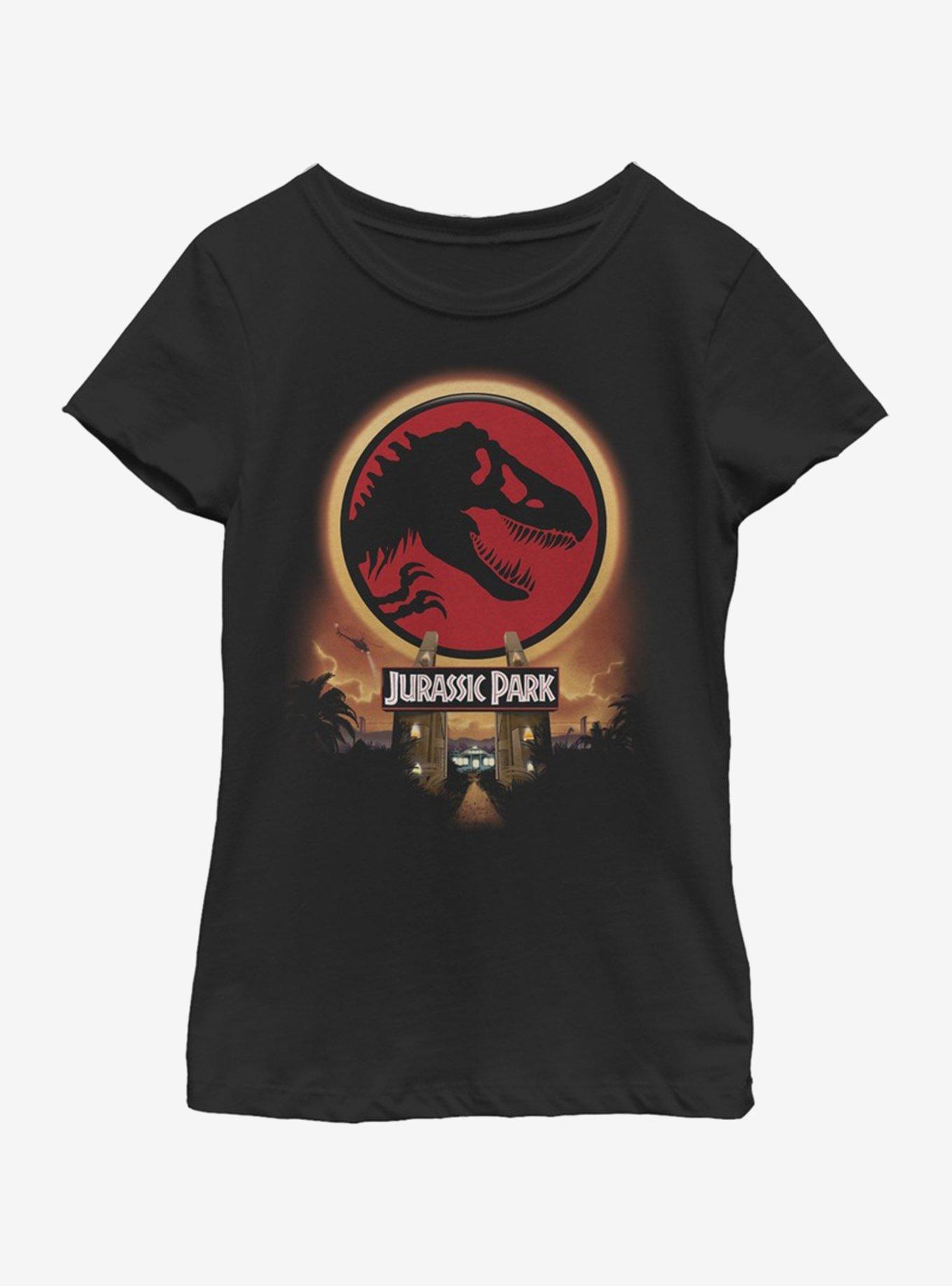 Jurassic Park Gates Reception Youth Girls T-Shirt, , hi-res