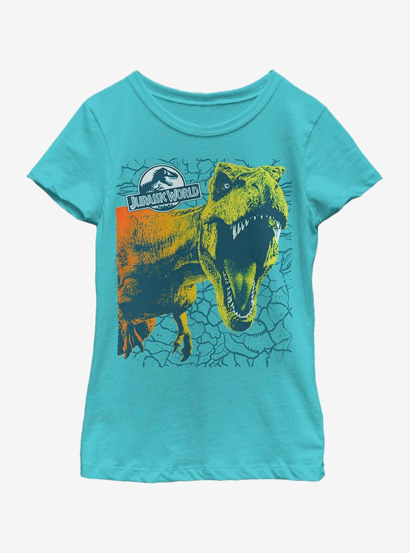 Jurassic Park Loud Mouth Youth Girls T-Shirt, TAHI BLUE, hi-res