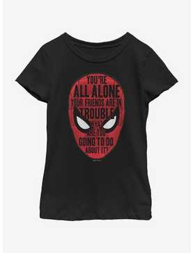 Marvel Spiderman: Far From Home Face words Youth Girls T-Shirt, , hi-res