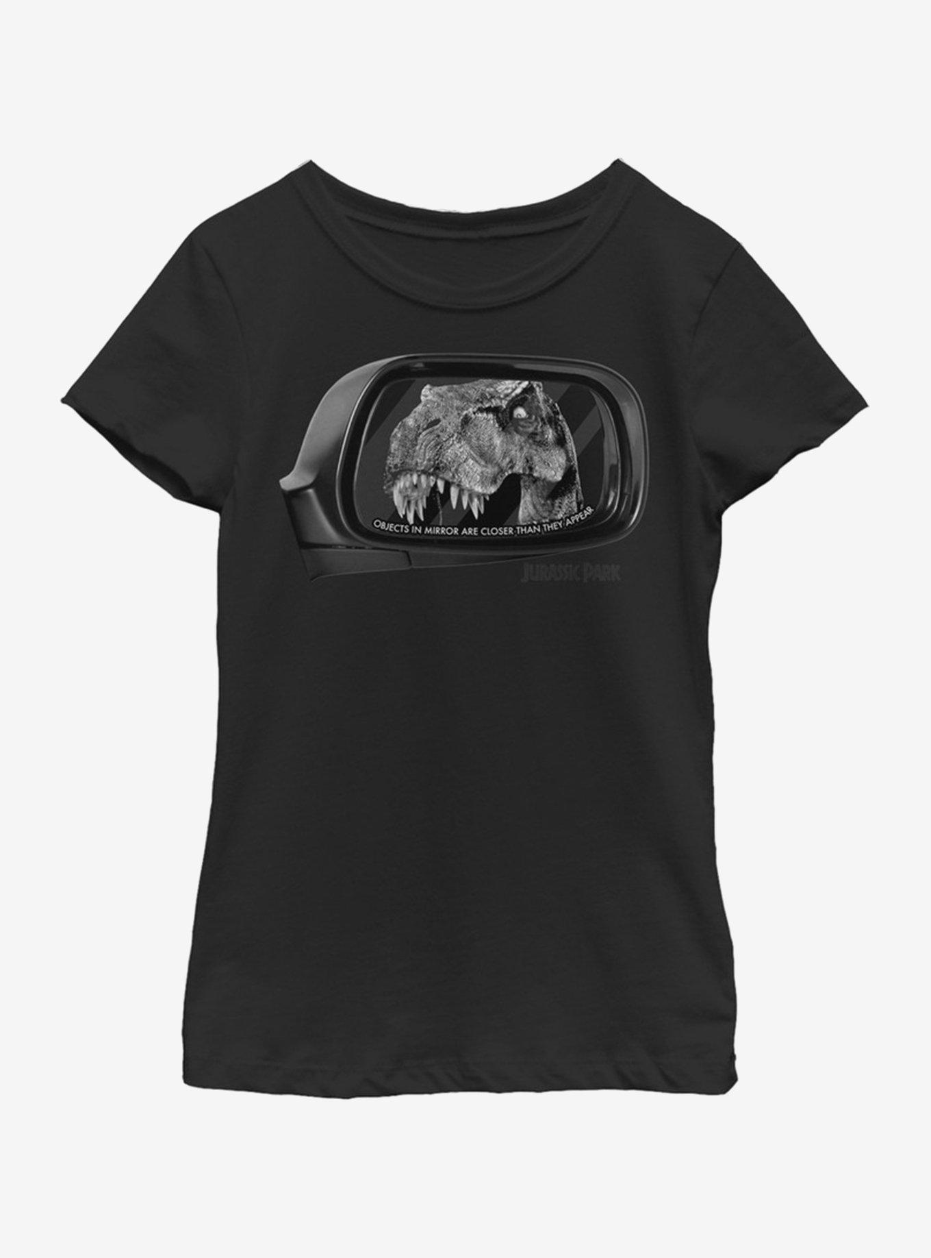 Jurassic Park Mirror Object Youth Girls T-Shirt, , hi-res