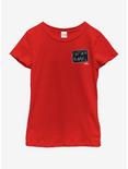 Marvel Captain Marvel Patch Youth Girls T-Shirt, RED, hi-res