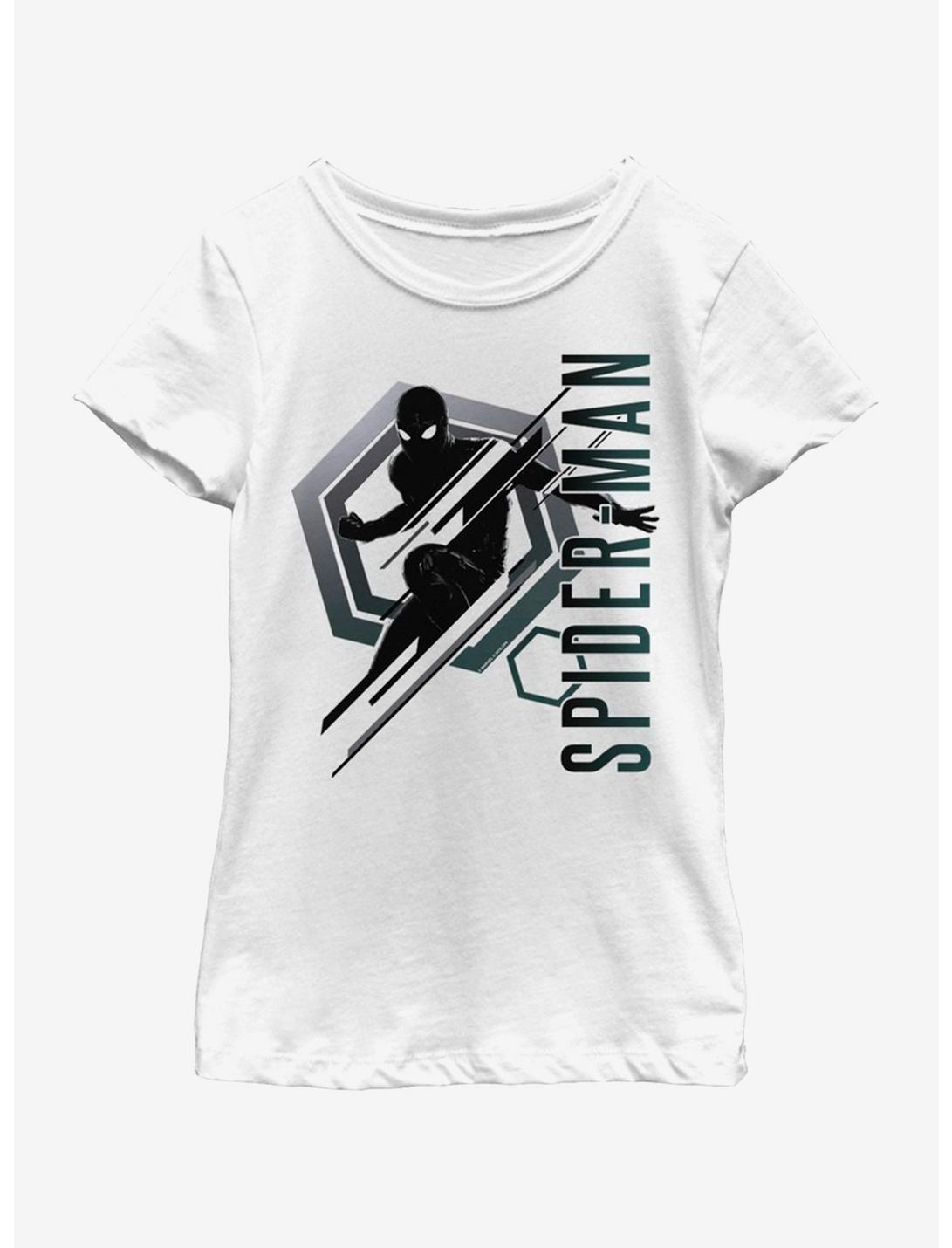 Marvel Spiderman: Far From Home Stealth Spidey Youth Girls T-Shirt, WHITE, hi-res
