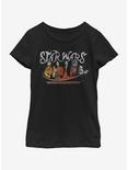 Star Wars Force Is Calling Vintage Youth Girls T-Shirt, BLACK, hi-res