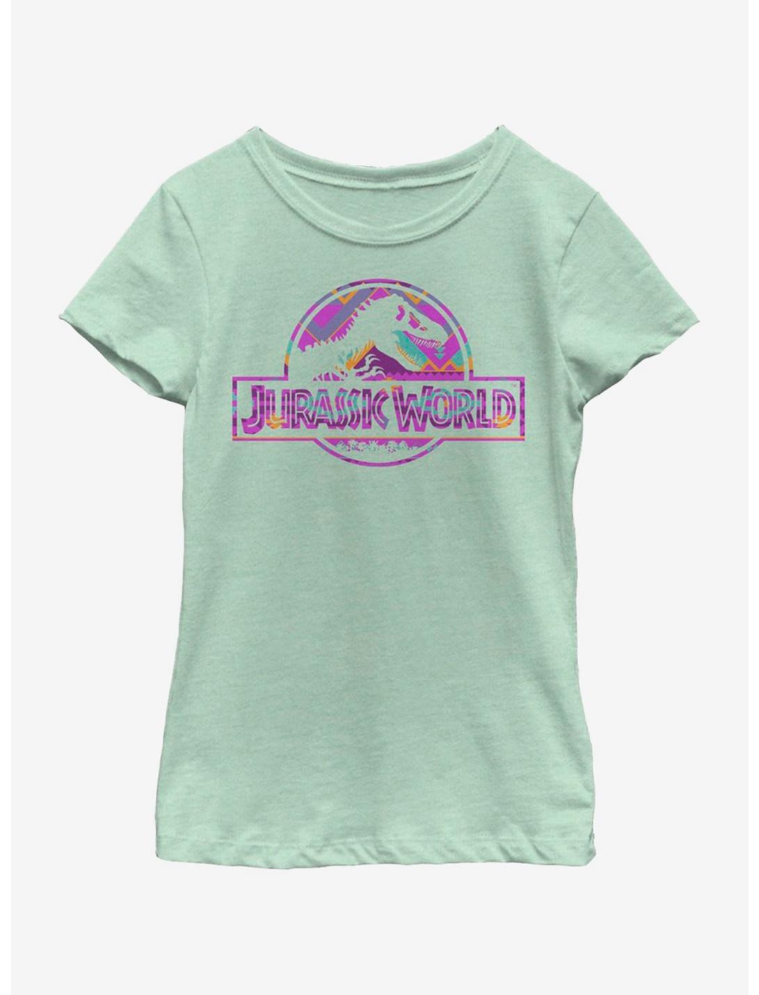 Jurassic Park Geo V2 Youth Girls T-Shirt, MINT, hi-res