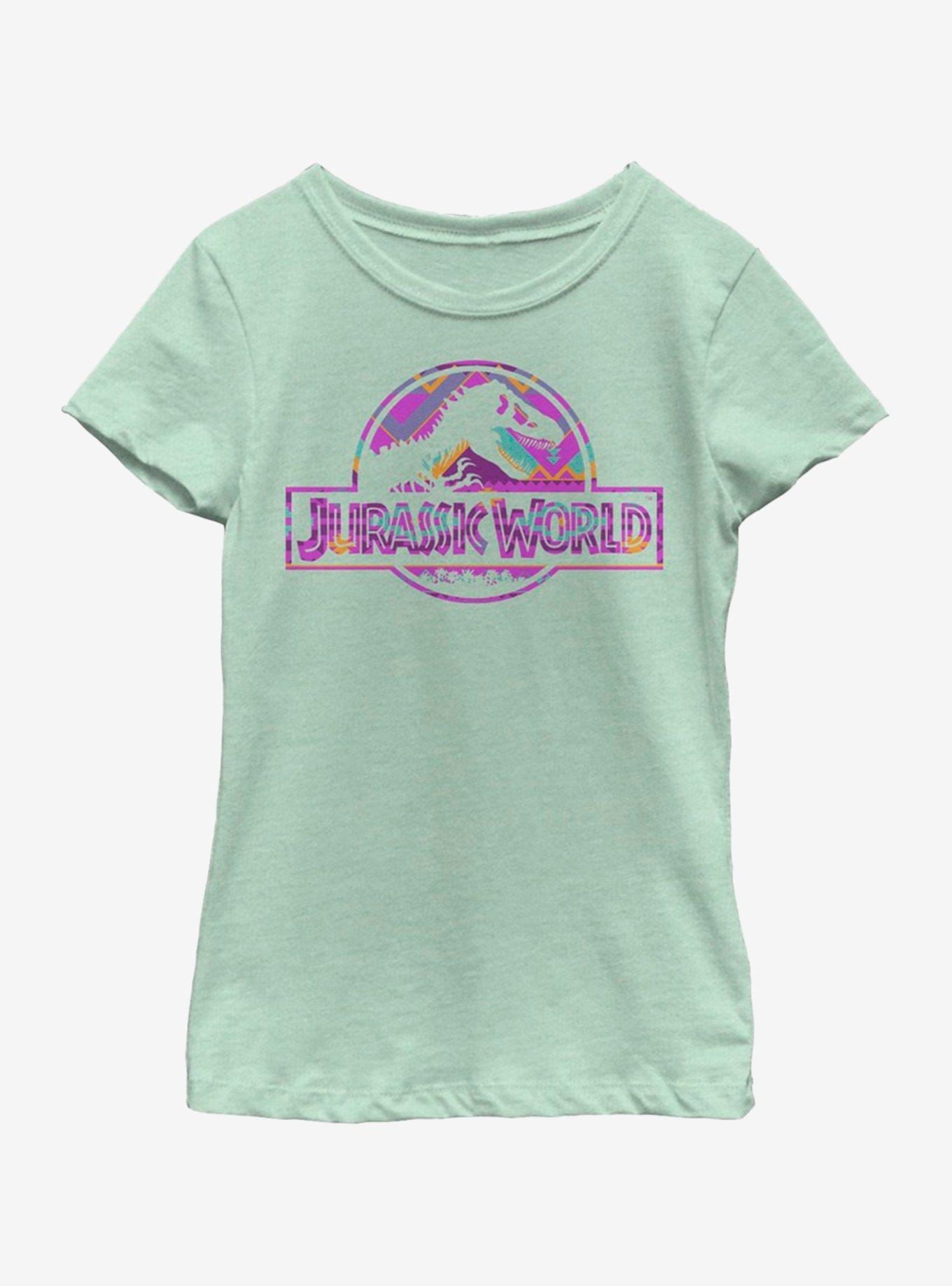 Jurassic Park Geo V2 Youth Girls T-Shirt, , hi-res