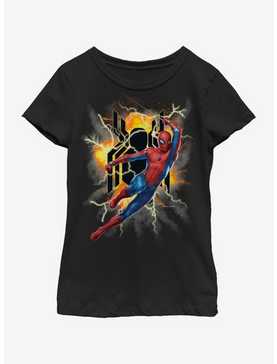 Marvel Spiderman: Far From Home Exploding Spider Youth Girls T-Shirt, , hi-res