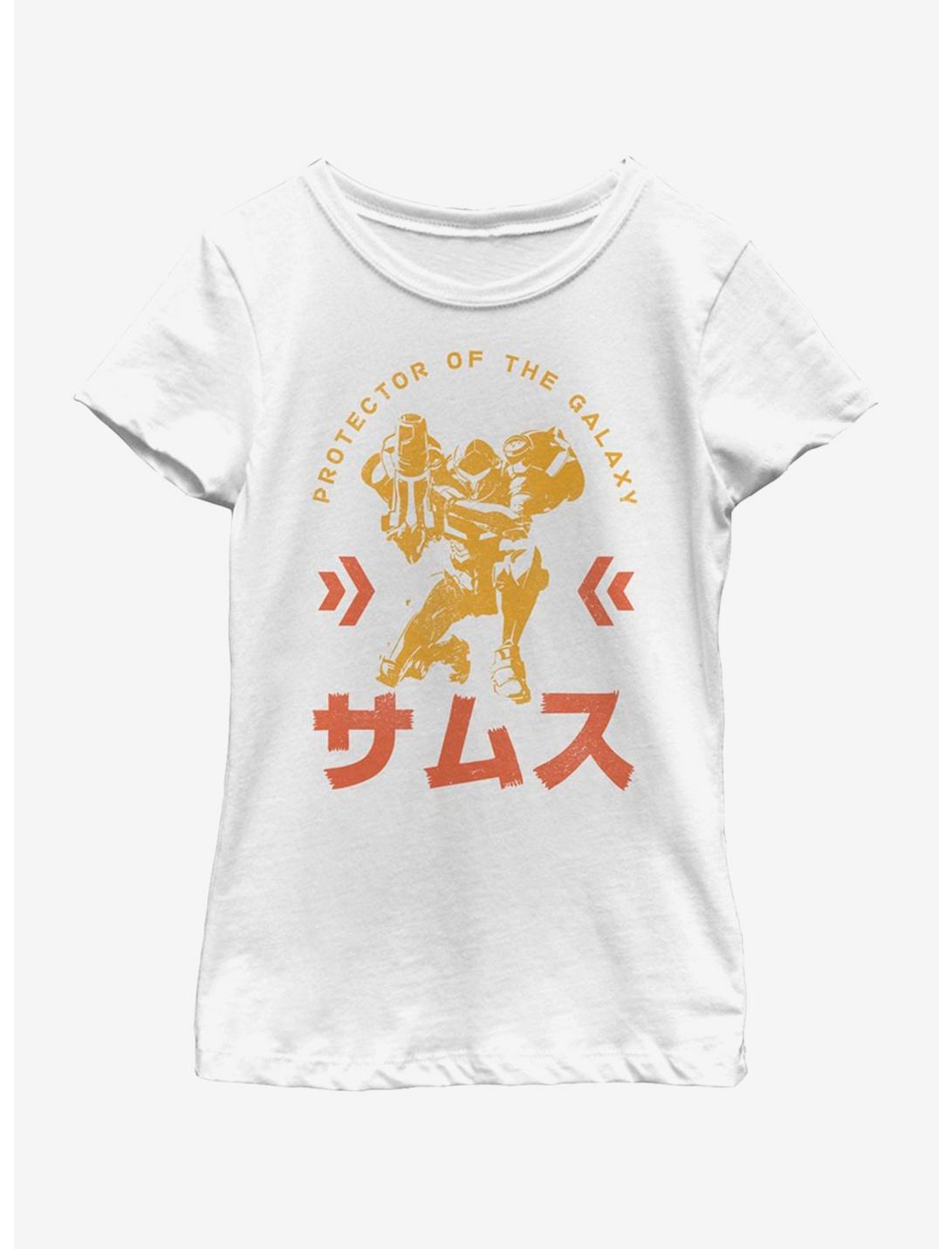 Nintendo Protector Of The Galaxy Youth Girls T-Shirt, WHITE, hi-res