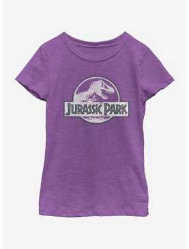 Jurassic Park Distressed Park Youth Girls T-Shirt, , hi-res