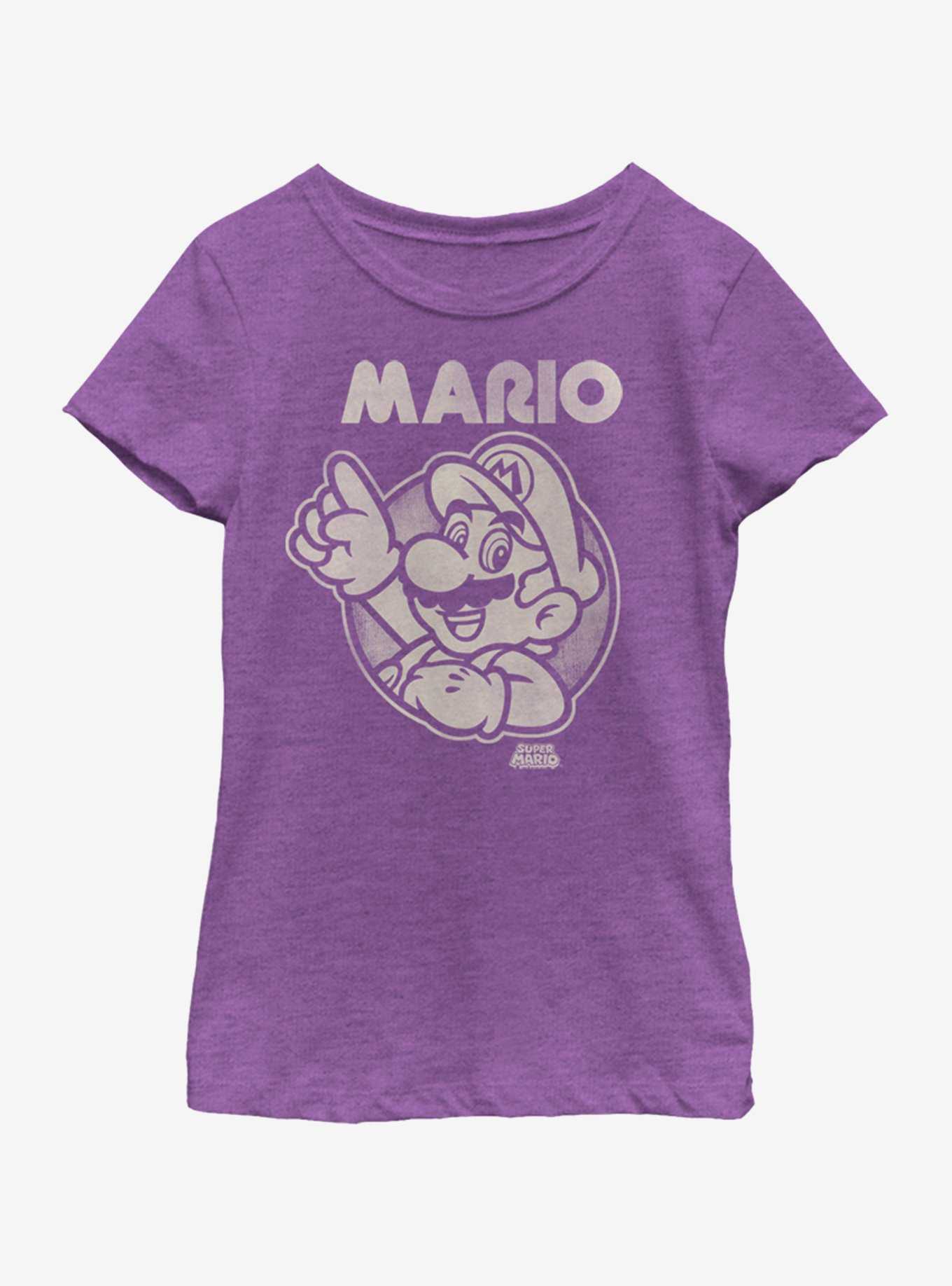 Nintendo Super Mario So Mario Youth Girls T-Shirt, , hi-res
