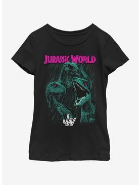 Jurassic Park Bright Raptor Squad Youth Girls T-Shirt, , hi-res