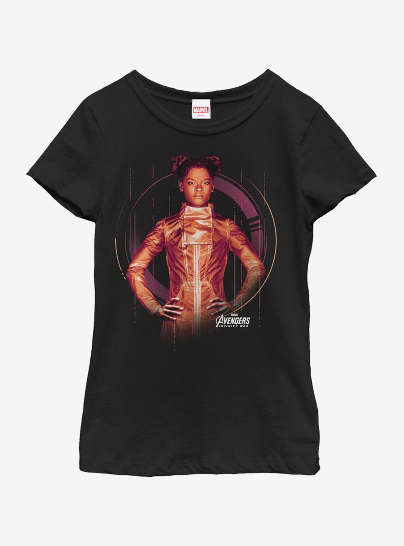 Marvel Avengers Shuri Tech Youth Girls T-Shirt, BLACK, hi-res