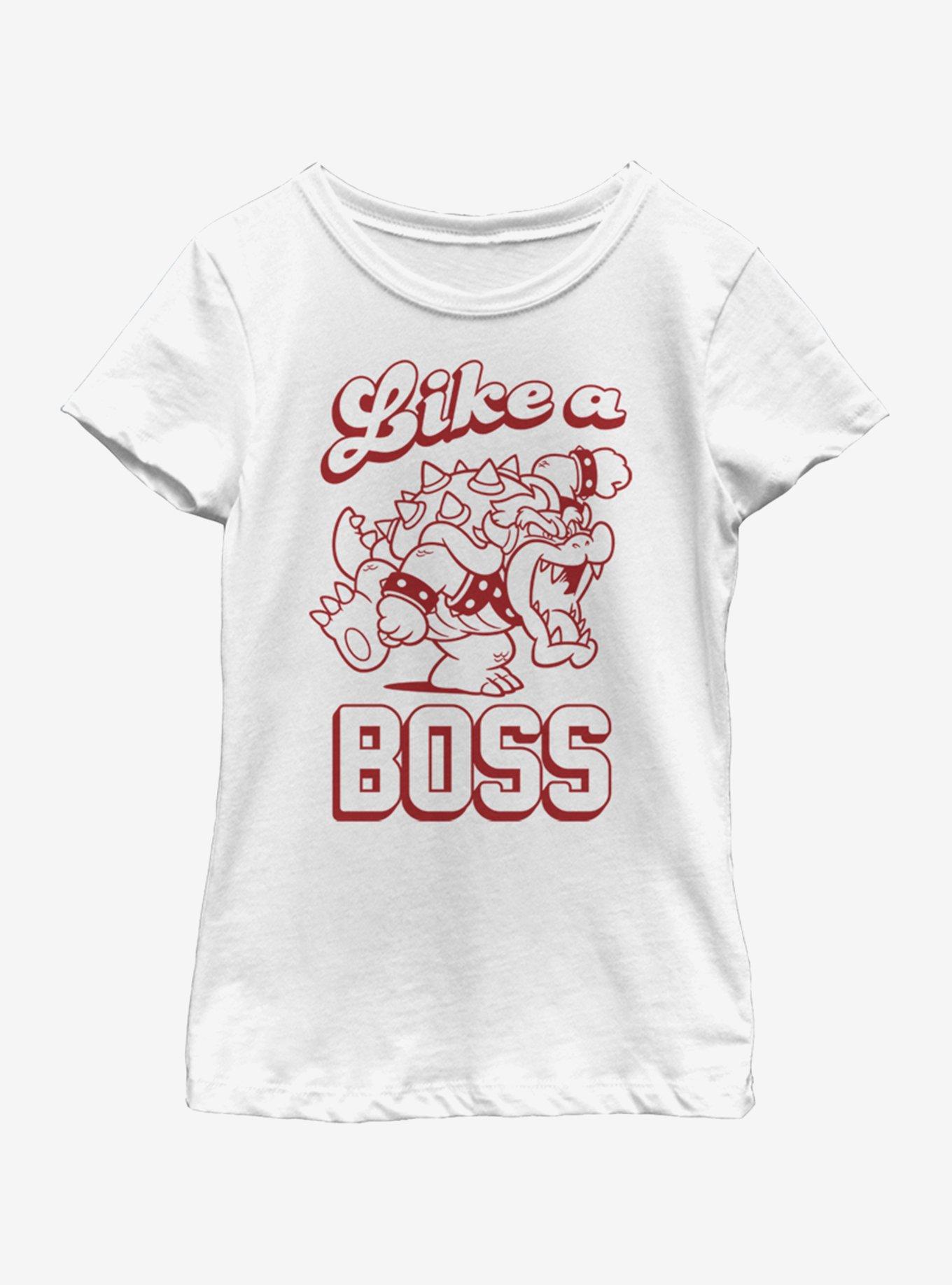 Nintendo Boss Man Youth Girls T-Shirt, , hi-res