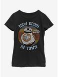 Star Wars The Force Awakens New Droid Youth Girls T-Shirt, BLACK, hi-res