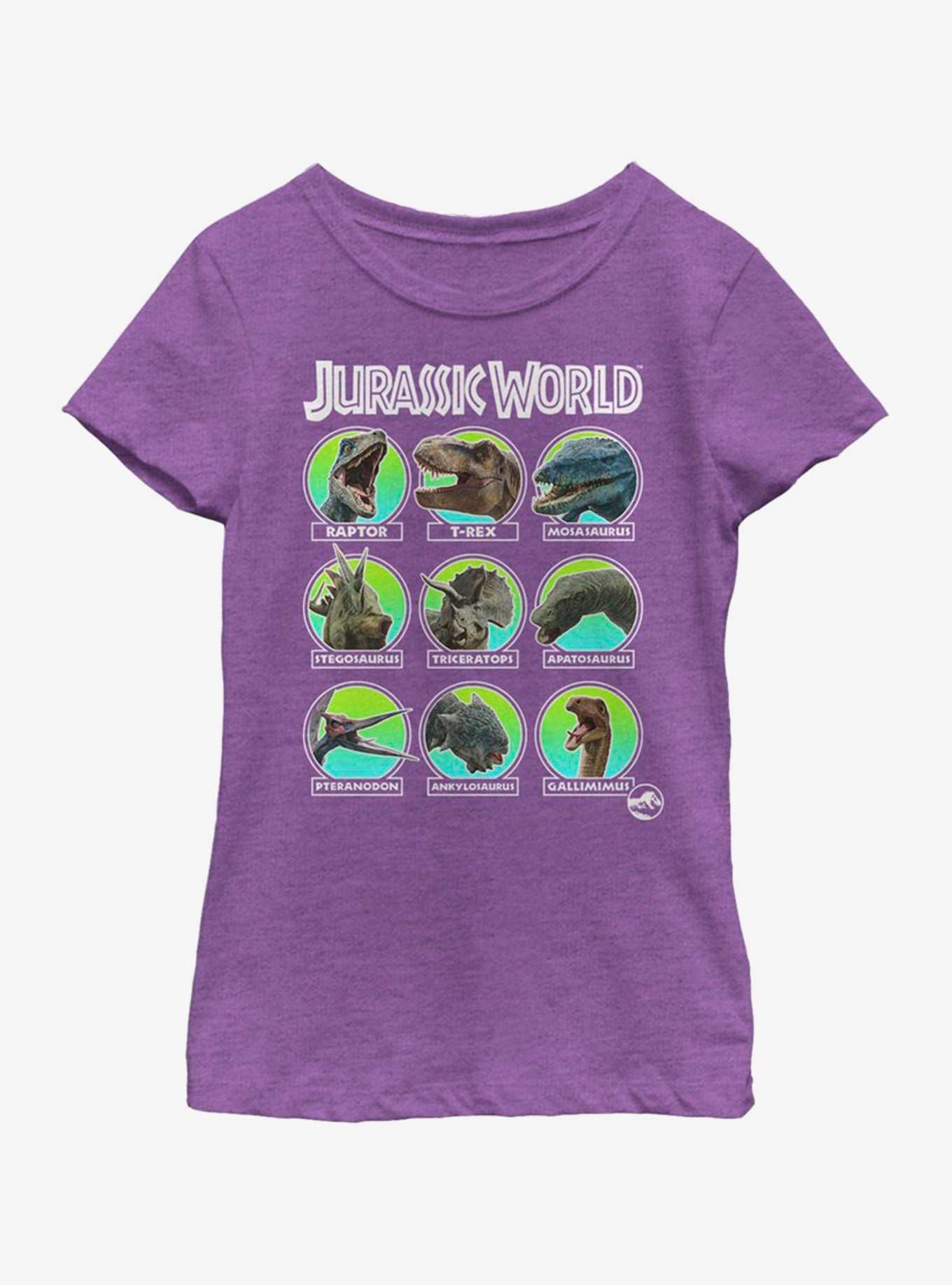 Jurassic World Hall of Fame Youth Girls T-Shirt, , hi-res