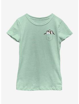 Star Wars The Last Jedi Porgs In My Faux Pocket Youth Girls T-Shirt, , hi-res