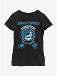 Jurassic Park Gyroscoper Youth Girls T-Shirt, BLACK, hi-res