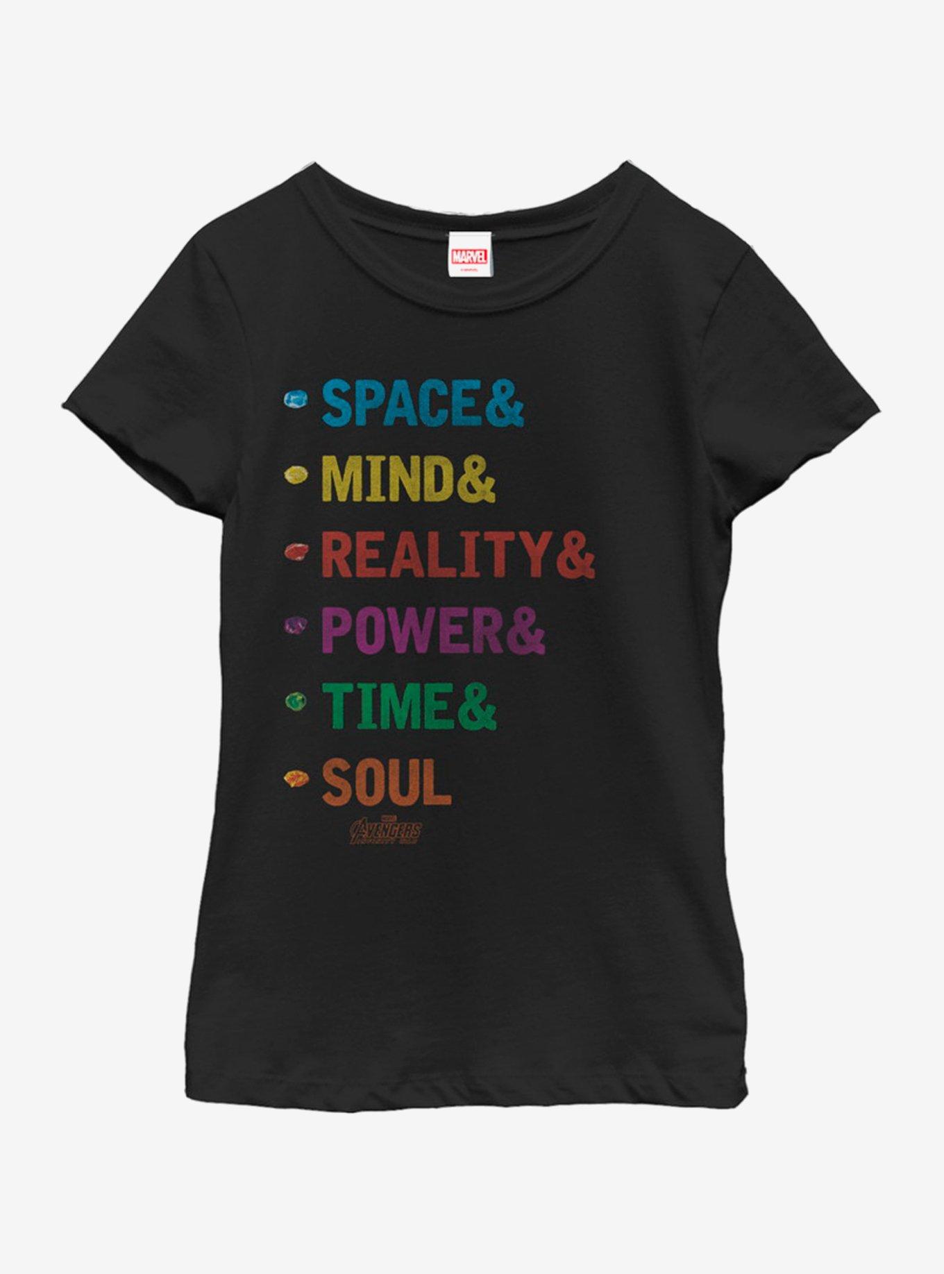 Marvel Avengers Stones Youth Girls T-Shirt, , hi-res