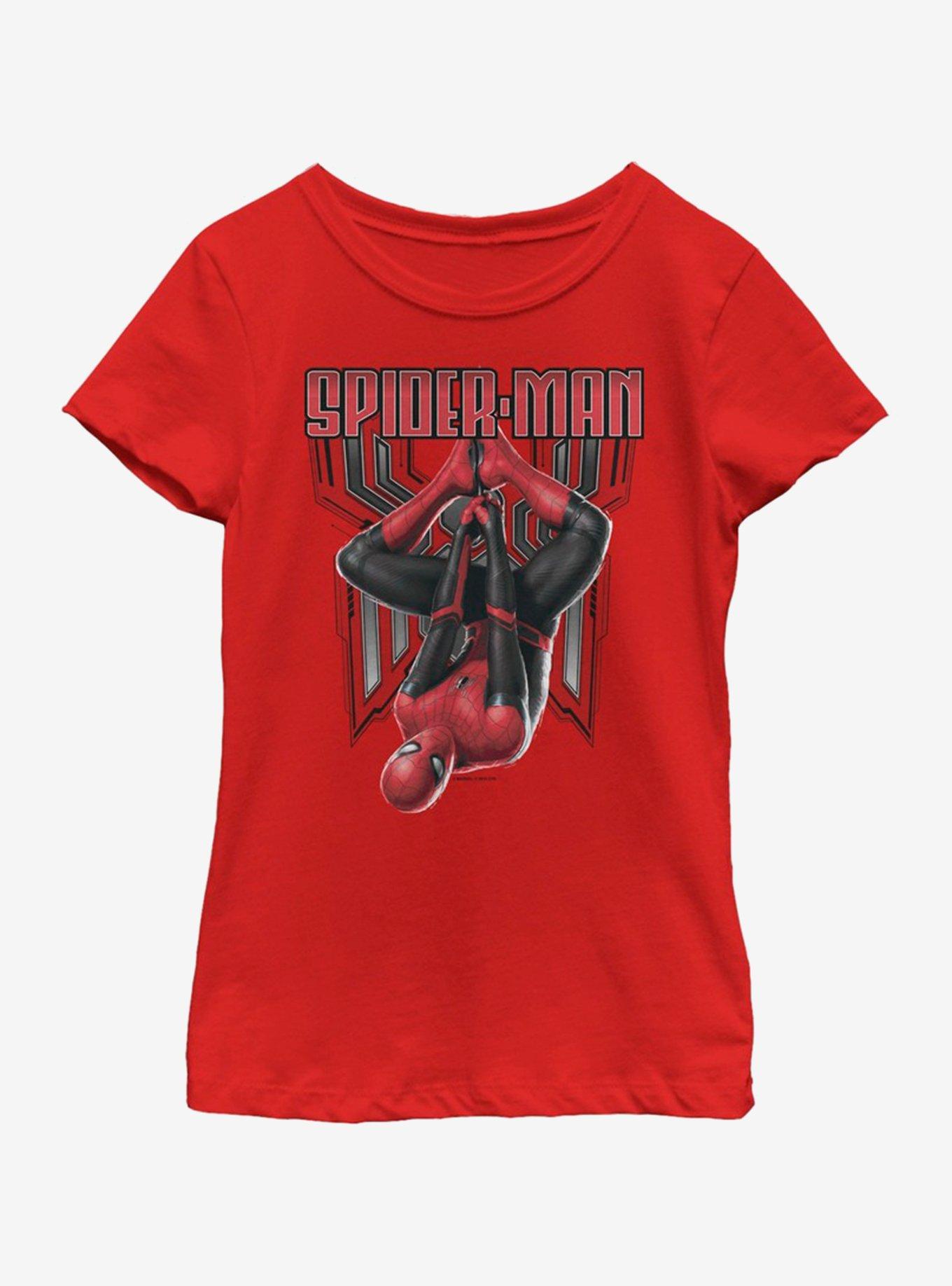 Marvel Spiderman: Far From Home Hanging Around Youth Girls T-Shirt, , hi-res