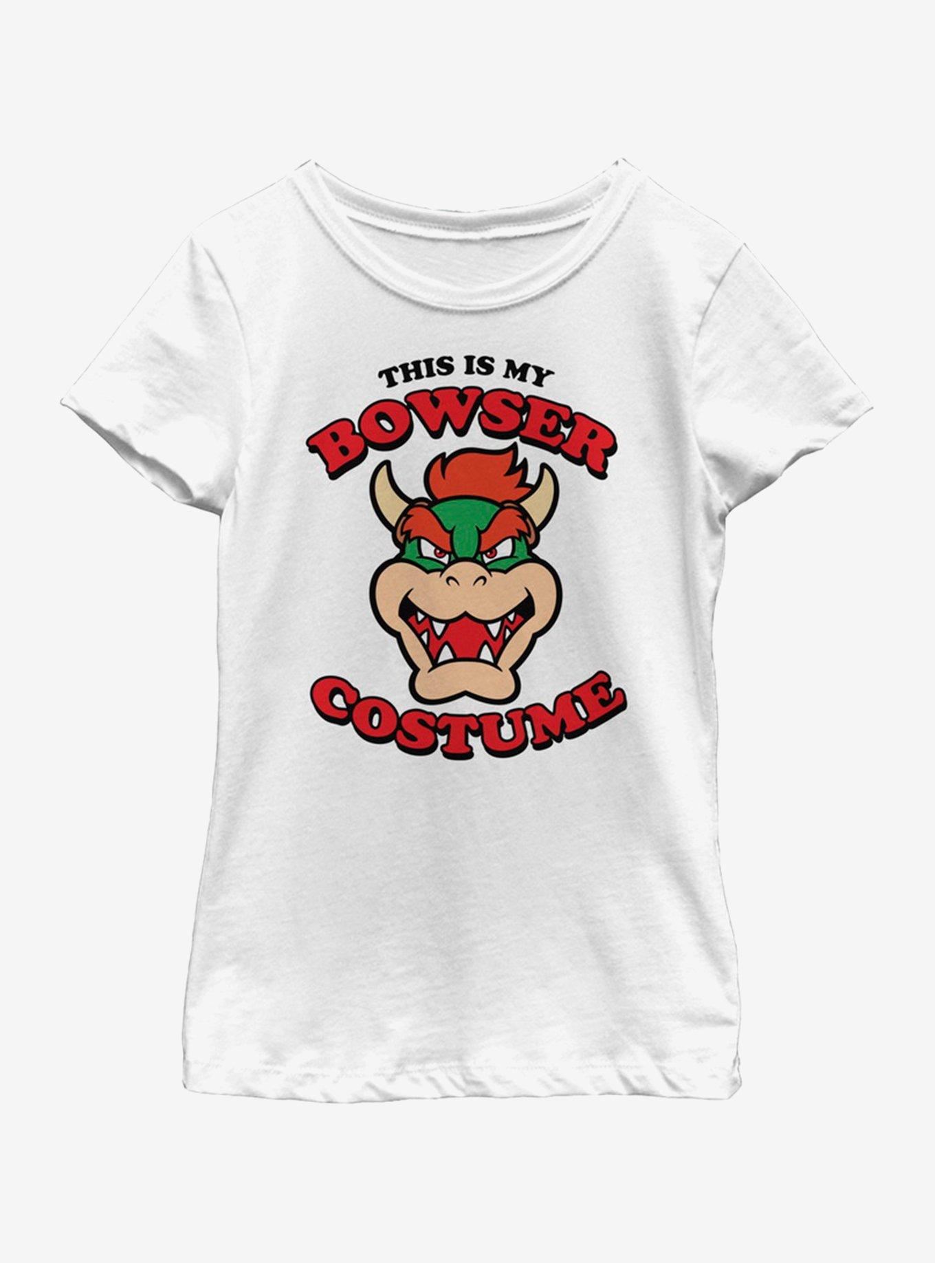 Nintendo Super Mario Bowser Costume Youth Girls T-Shirt, , hi-res