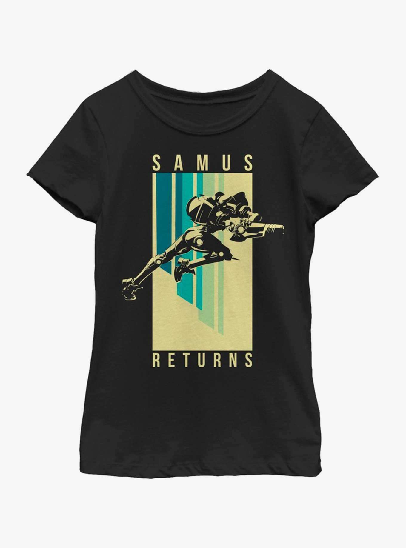 Nintendo Samus Spotlight Youth Girls T-Shirt, , hi-res