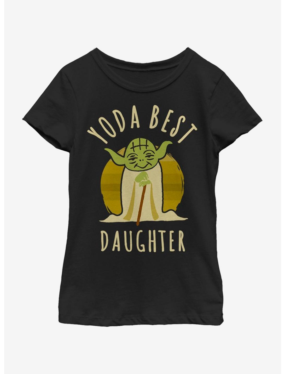Star Wars Best Daughter Yoda Says Youth Girls T-Shirt, BLACK, hi-res