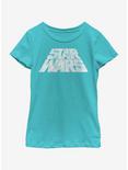 Star Wars Vintage Logo Youth Girls T-Shirt, TAHI BLUE, hi-res