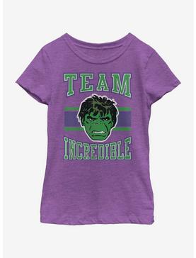 Marvel Hulk Team Incredible Youth Girls T-Shirt, , hi-res
