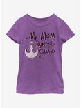 Star Wars This Mom Rules Youth Girls T-Shirt, PURPLE BERRY, hi-res
