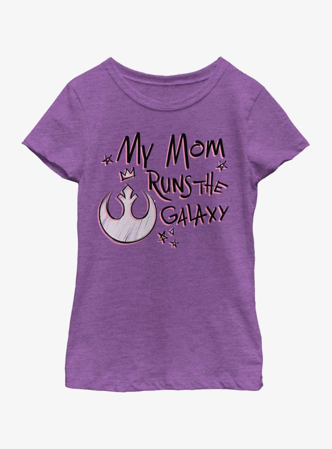 Star Wars This Mom Rules Youth Girls T-Shirt, , hi-res