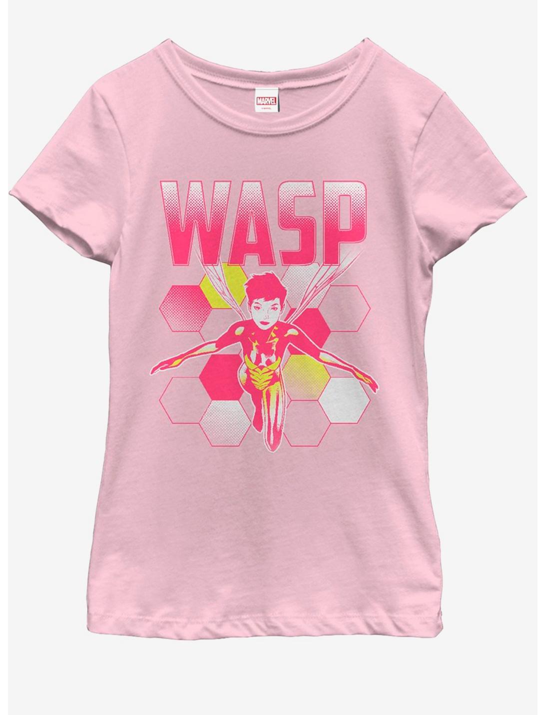 Marvel Wasp Youth Girls T-Shirt, PINK, hi-res