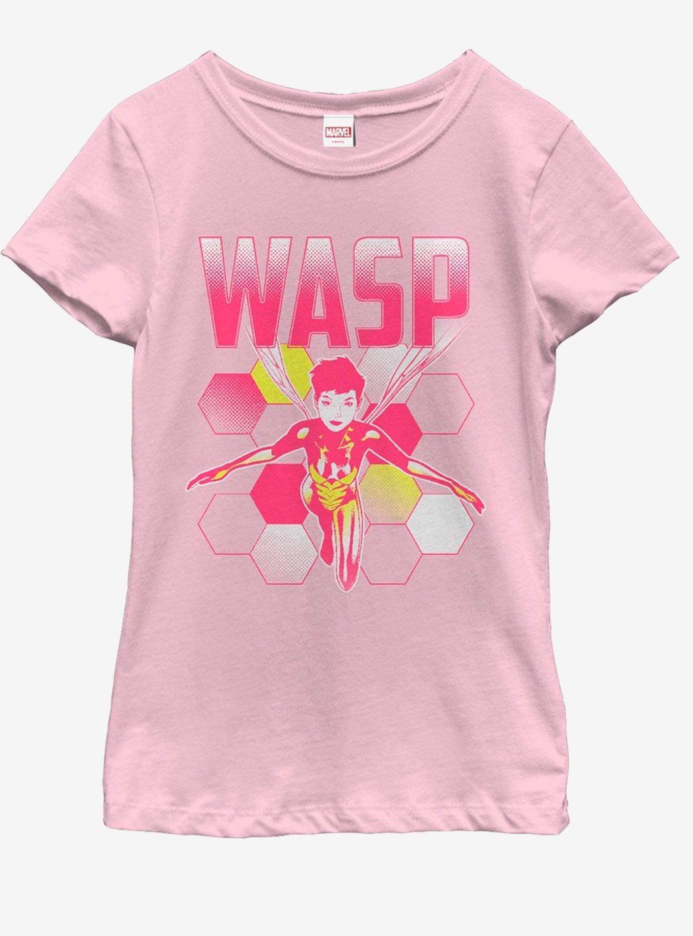 Marvel Wasp Youth Girls T-Shirt, PINK, hi-res