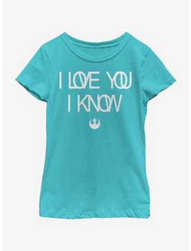 Star Wars Overlap Love Type Youth Girls T-Shirt, , hi-res