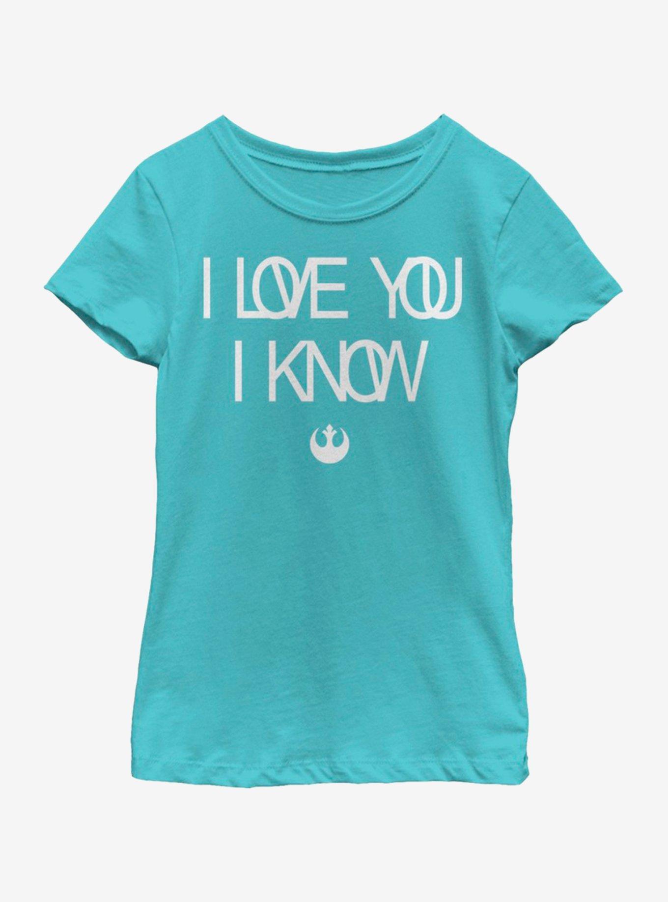 Star Wars Overlap Love Type Youth Girls T-Shirt, , hi-res