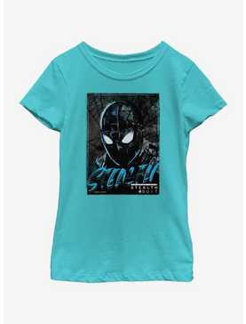 Marvel Spiderman: Far From Home Stealth Paint Youth Girls T-Shirt, , hi-res
