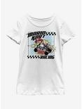 Nintendo Race Hard Youth Girls T-Shirt, WHITE, hi-res