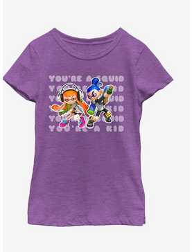 Nintendo Splatoons Squid Or Kid Youth Girls T-Shirt, , hi-res